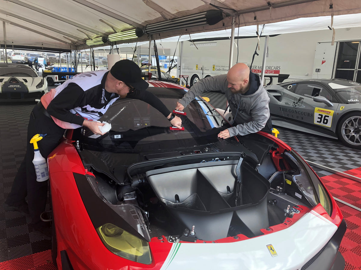 Racing Windshield Tear-Offs – Pro-Tint, Inc.